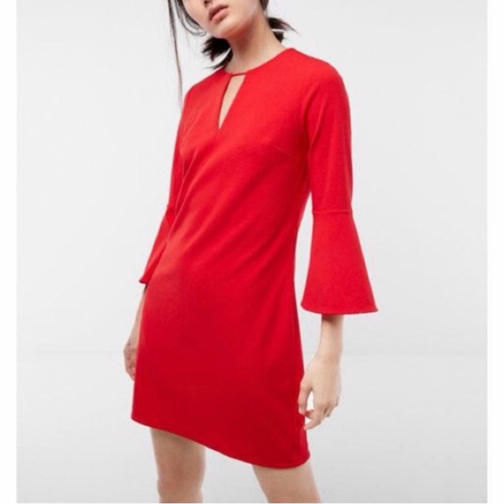 Express red dress